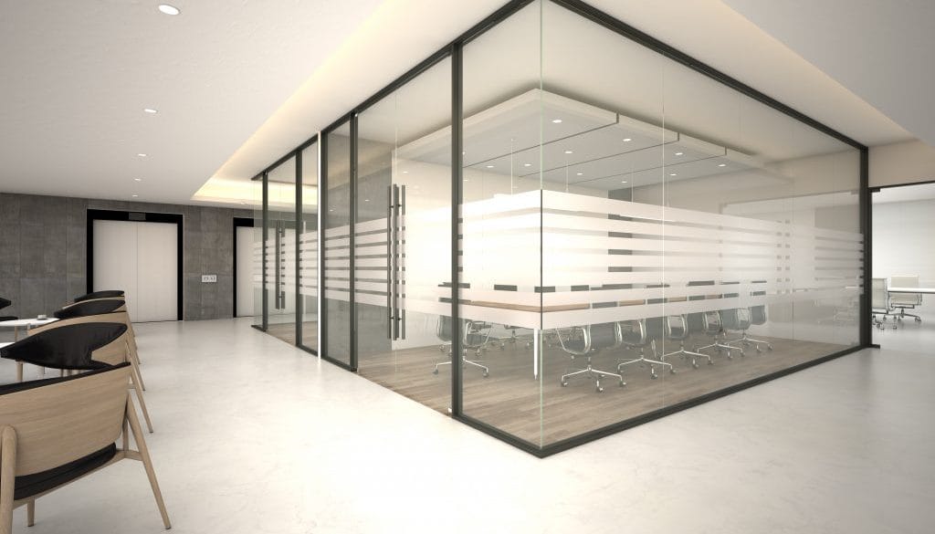 Maximizing Office Space with Modular Partitions in a modern office layout